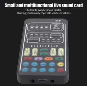 I9 Voice Changer Set Multifunction Portable Recording Mini Sound I9