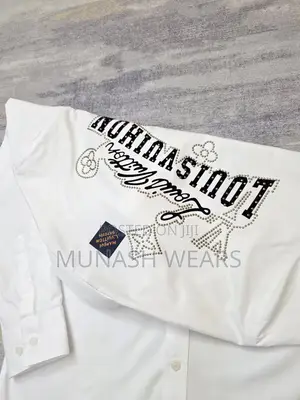 Luxury Louis Vuitton Shirt With Crested Stone S-5xl