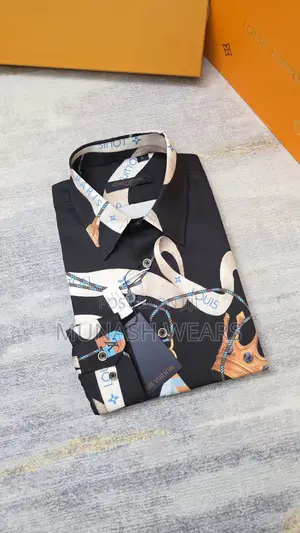 Royal Louis Vuitton Shirt , Brown And Black S-5xl