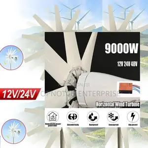 48v Reliability, 9000w Output: Total Energy Mastery Wind Turbine