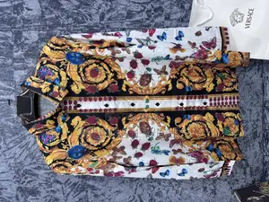 Classic Versace Shirt Mix Flower Design