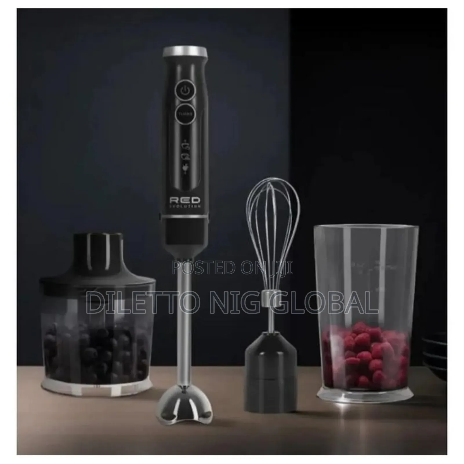 Red Evolution 4-in-1 Hand Blender Chopper