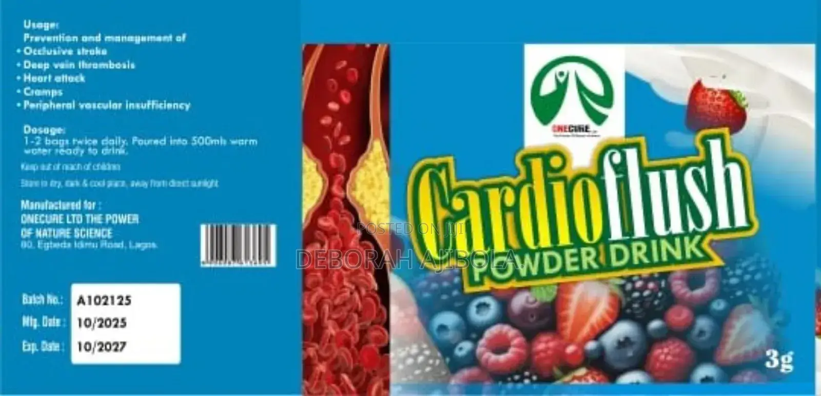 Cardio Flush Green Tea.