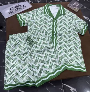 Luxury Casablanca Shirt And Short For Men
