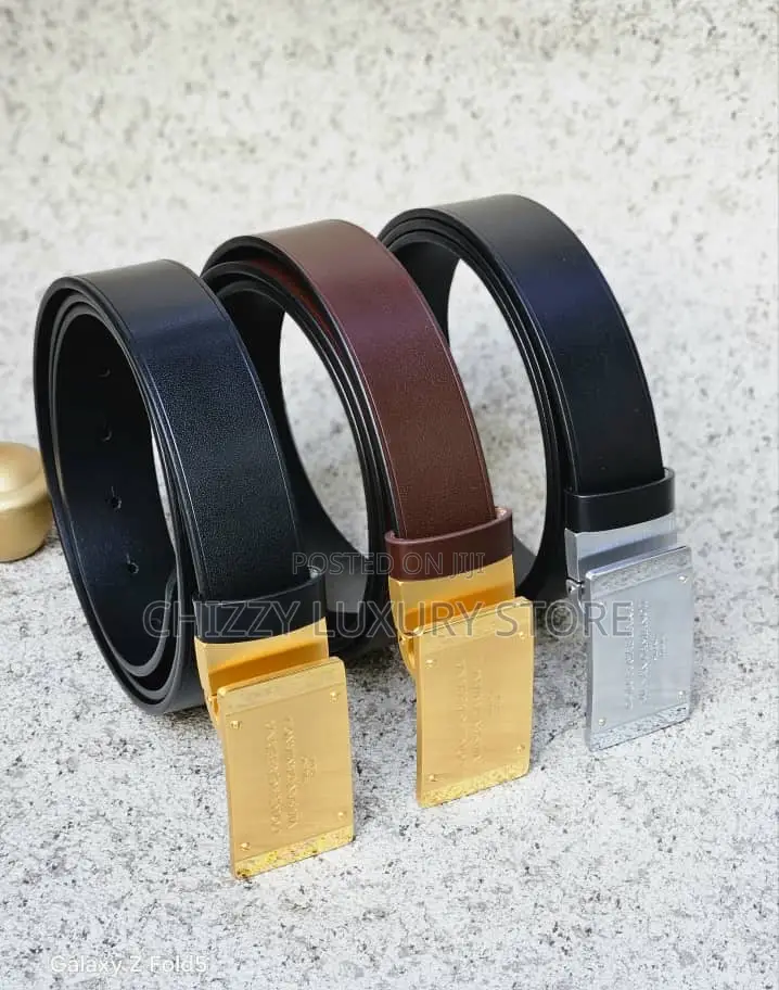 High Quality Luxury Men Genuine Leather Belts