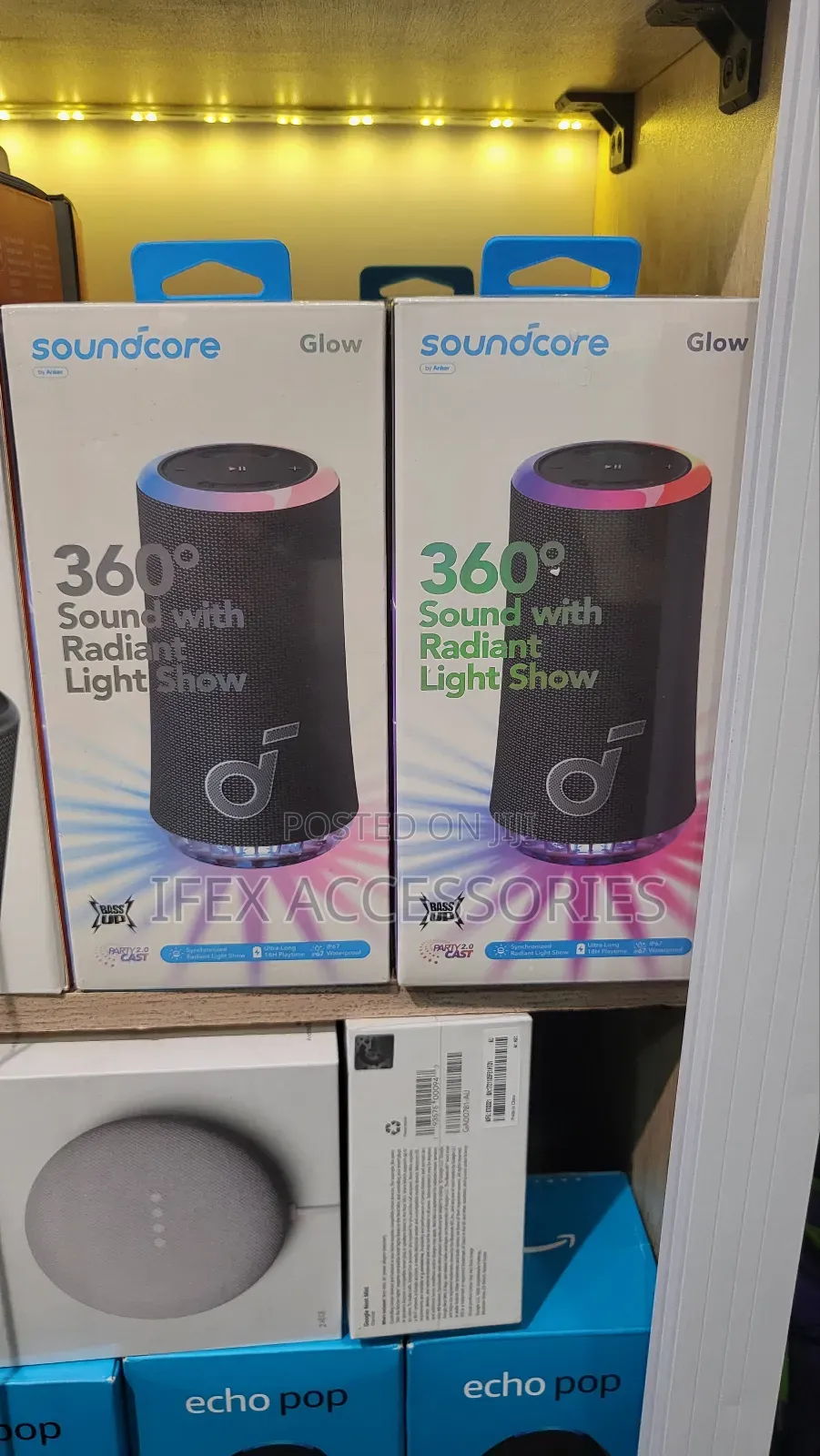 Siundcore Glow Portable Bluetooth Speaker