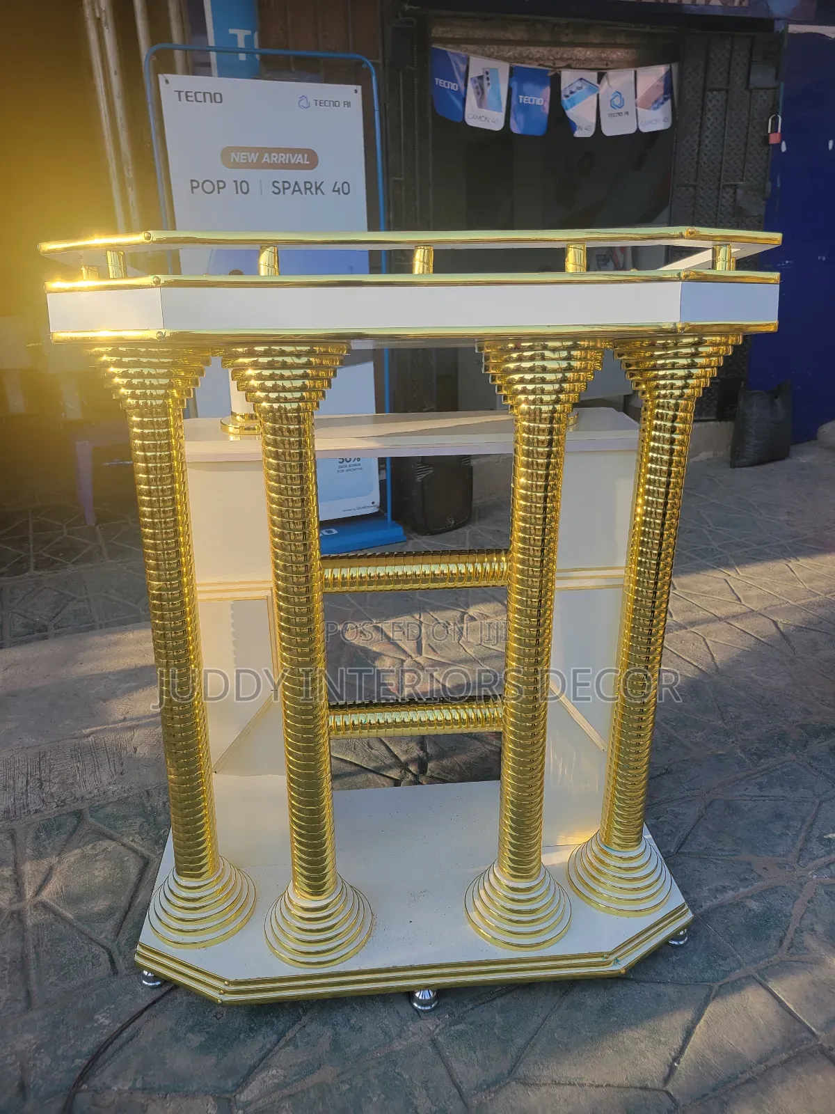 Mega Golden Churc Pulpit