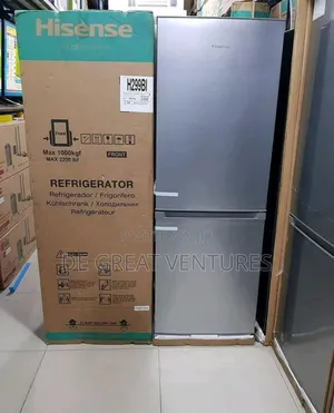 Brand New Hisense Half-Half Refrigerator√225litter√External√Silver√