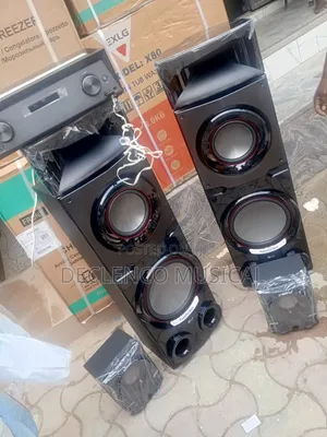 Lg High Power Multimedia Receiver System With Giant Tallboy Speaker