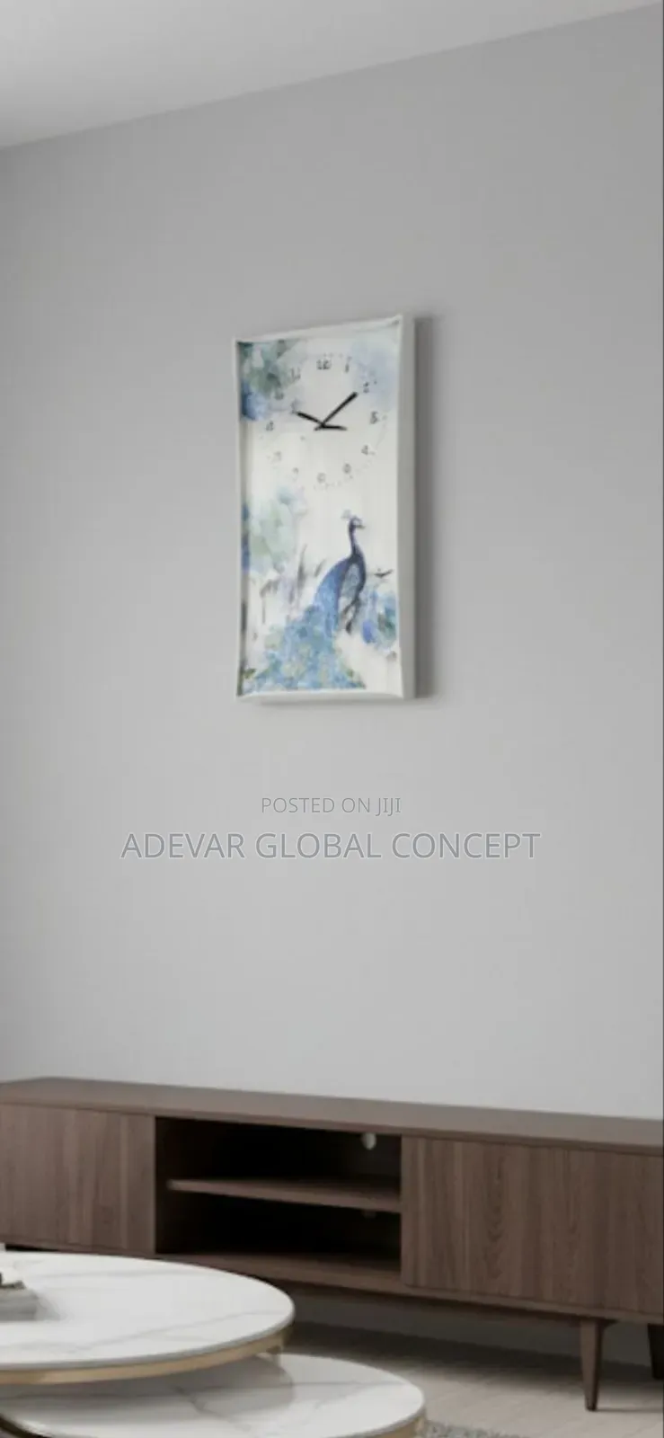 40by80cm Beautiful Art Wall Clock
- Different Designs Available