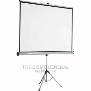 Photo - 72 by 72 Inches Portable Tripod Projector Screen