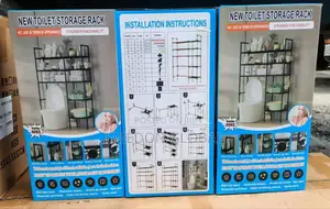 Bathroom Storage Rack-Toilet Bathroom Shelves