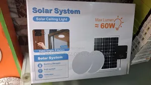 Solar Ceiling Fitting With Solar Panel for Homes / Offices/ Companies