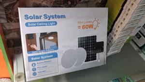 Solar Ceiling Fitting With Solar Panel for Homes / Offices/ Companies