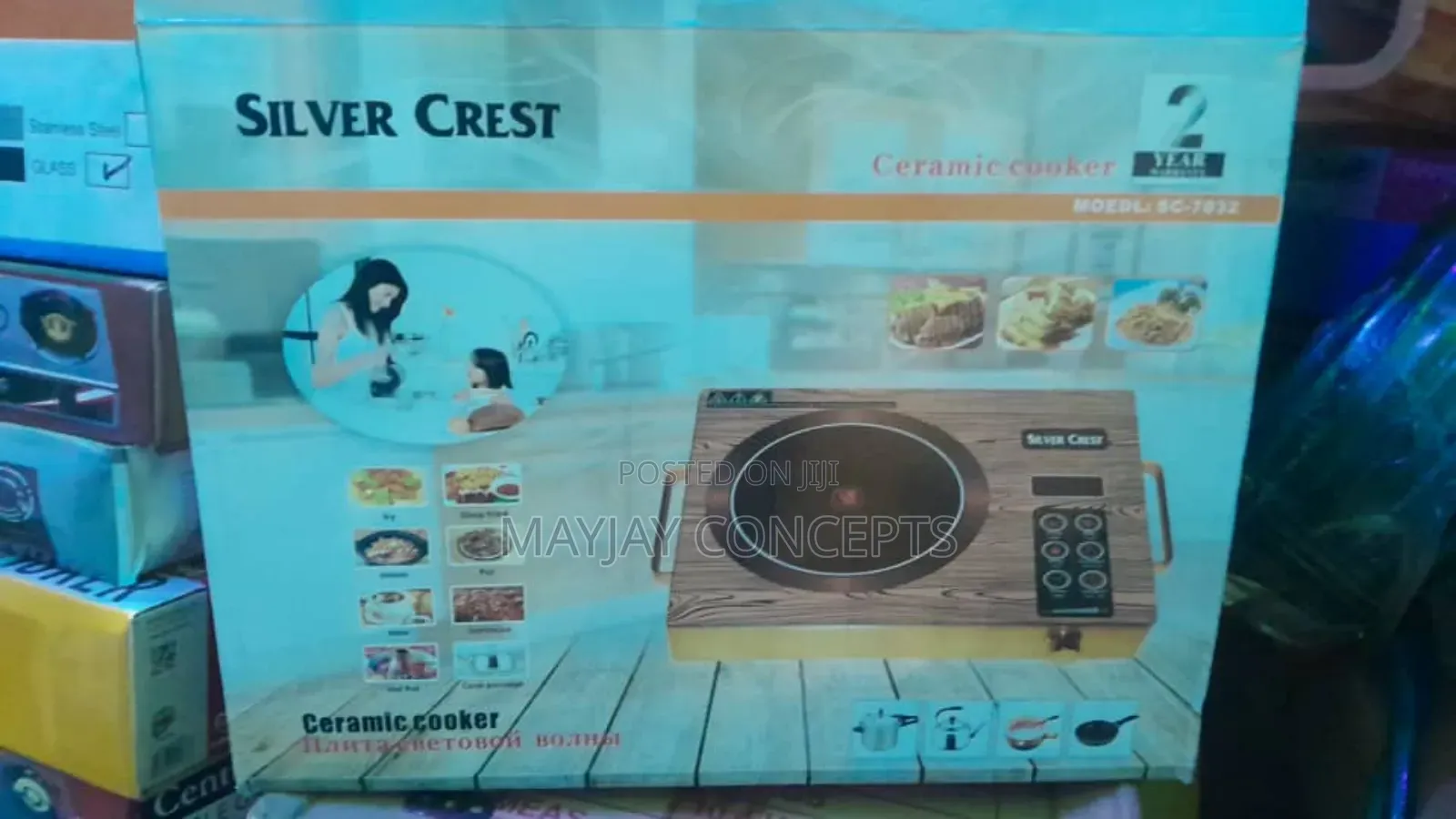 Silvercrest Infrared Hot Plate Cooker With 7 Functions Timer
