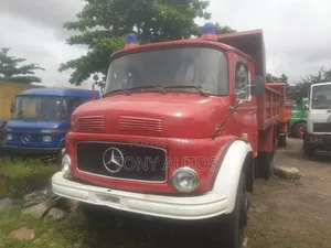Mercedes Benz 1113 Fire Service Dump Truck 1995 Red