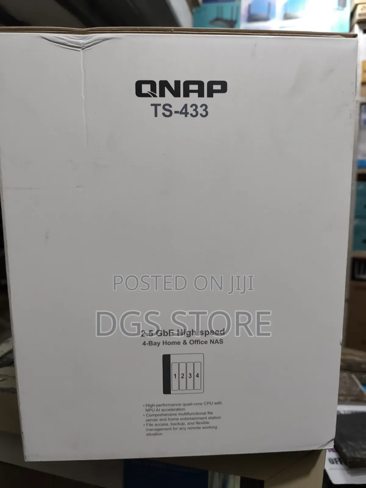 Qnap 4gb Ram Ts 433 4 Bay Home Nas Enclosure