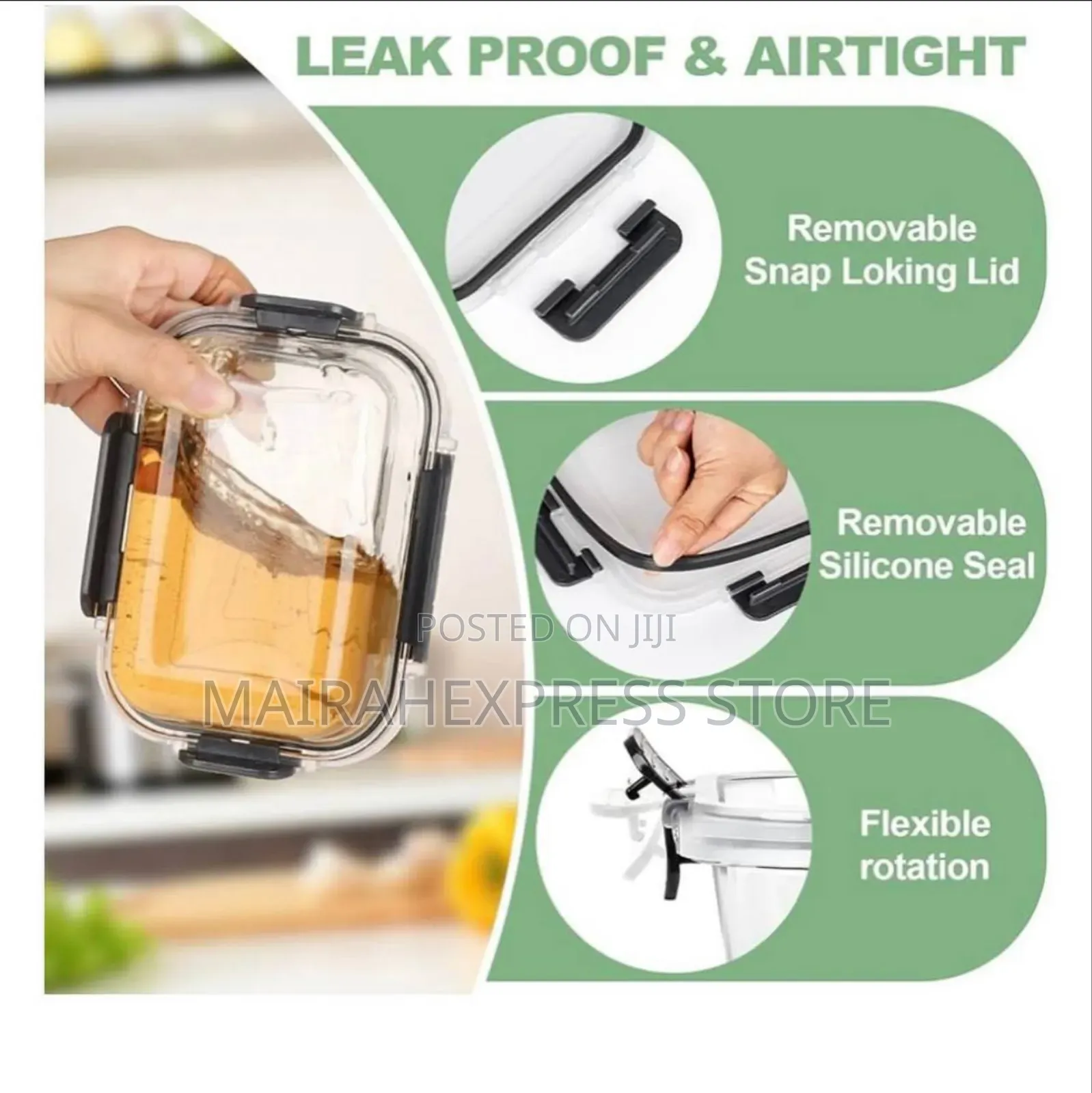 12pcs Glass Meal Preparation (T2mm7)