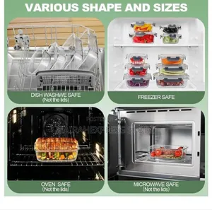 12pcs Glass Meal Preparation (T2mm7)