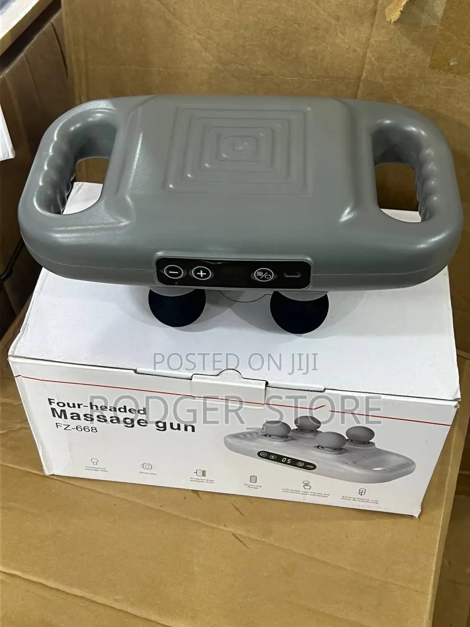 Four Headed Massager Gun