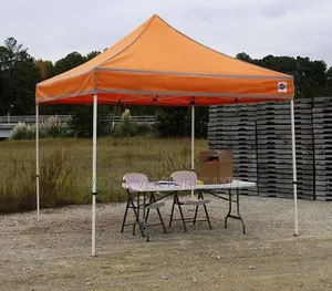 Foldable Tent 10 X 10 Ft Orange Color G