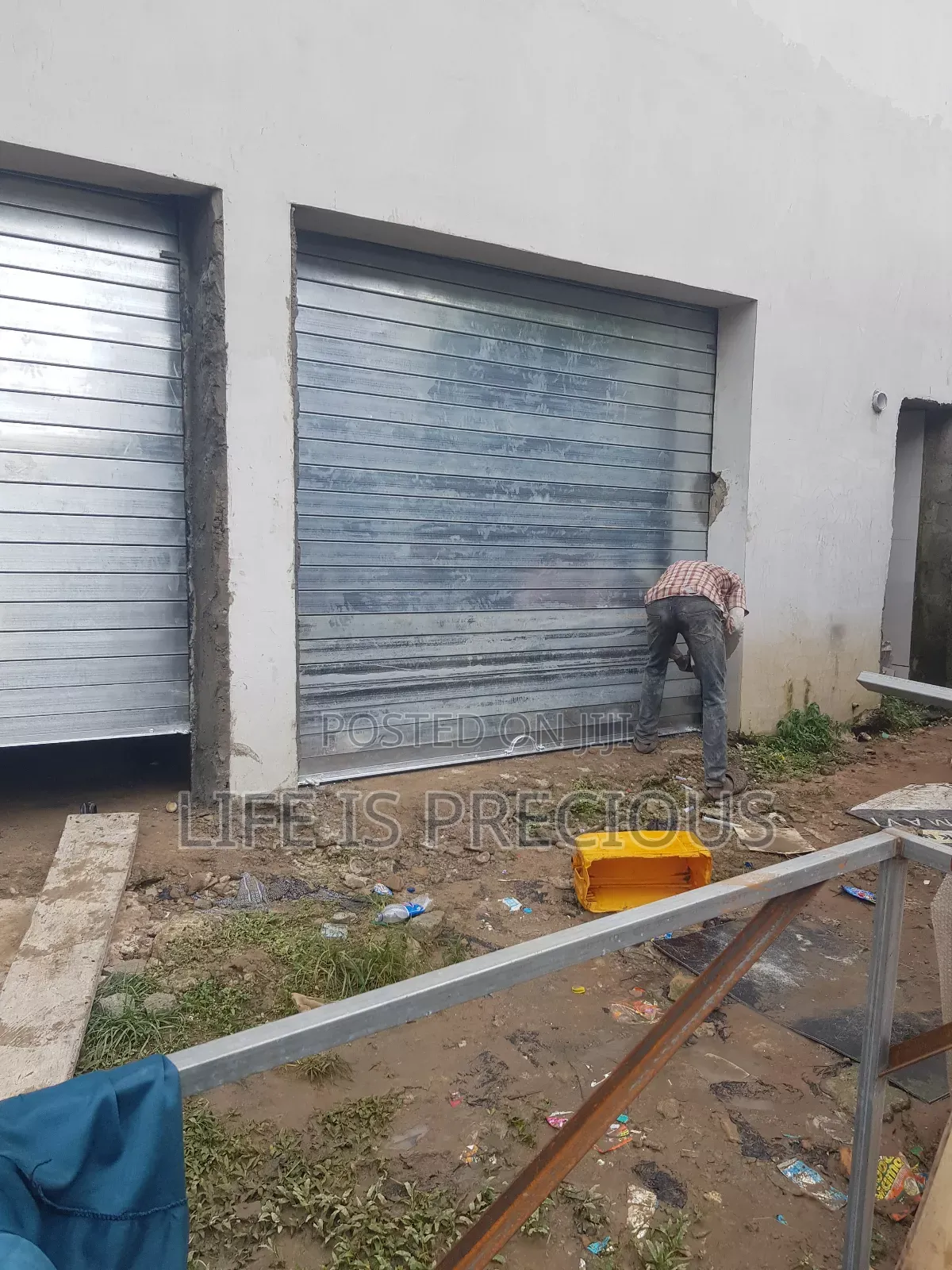 Galvanized Roller Shutter Door