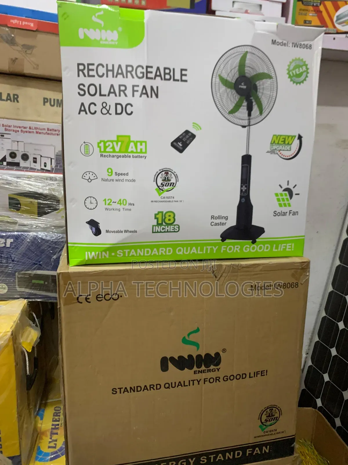 Iwin 18" Fan With Panel