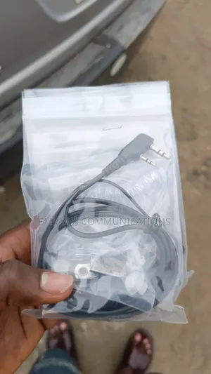 Black and White Walkie Talkie Earphones for 5pcs