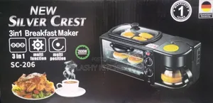 Silver Crest 3 in 1 Breakfast Maker - Oven, Grill, Coffee Maker