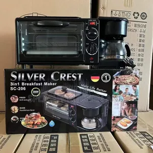 Silver Crest 3 in 1 Breakfast Maker - Oven, Grill, Coffee Maker
