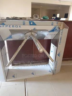 Stainless Steel Tripod Turnstile Pedestal Access Control Support Cards