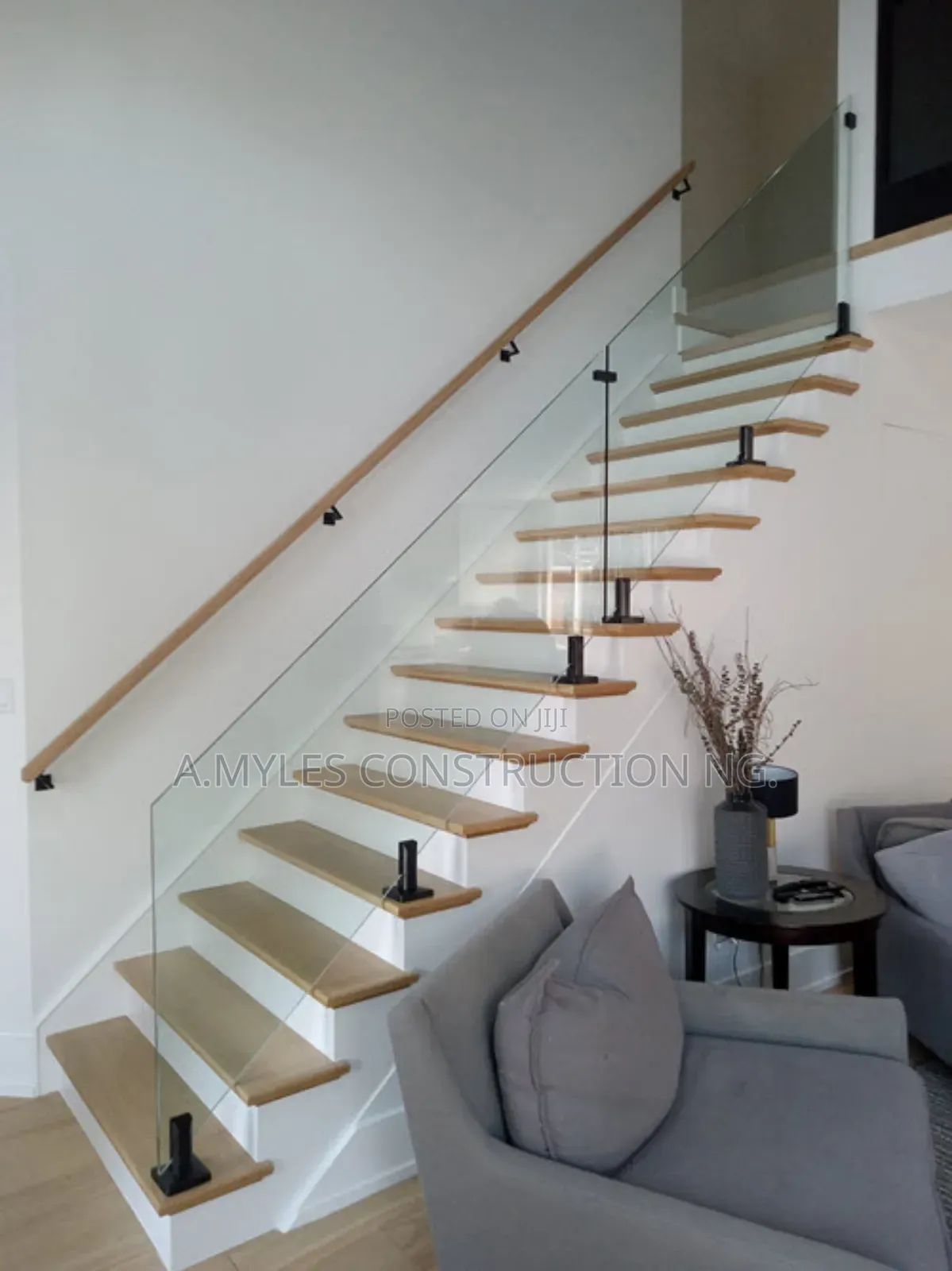 Step Glass Handrail