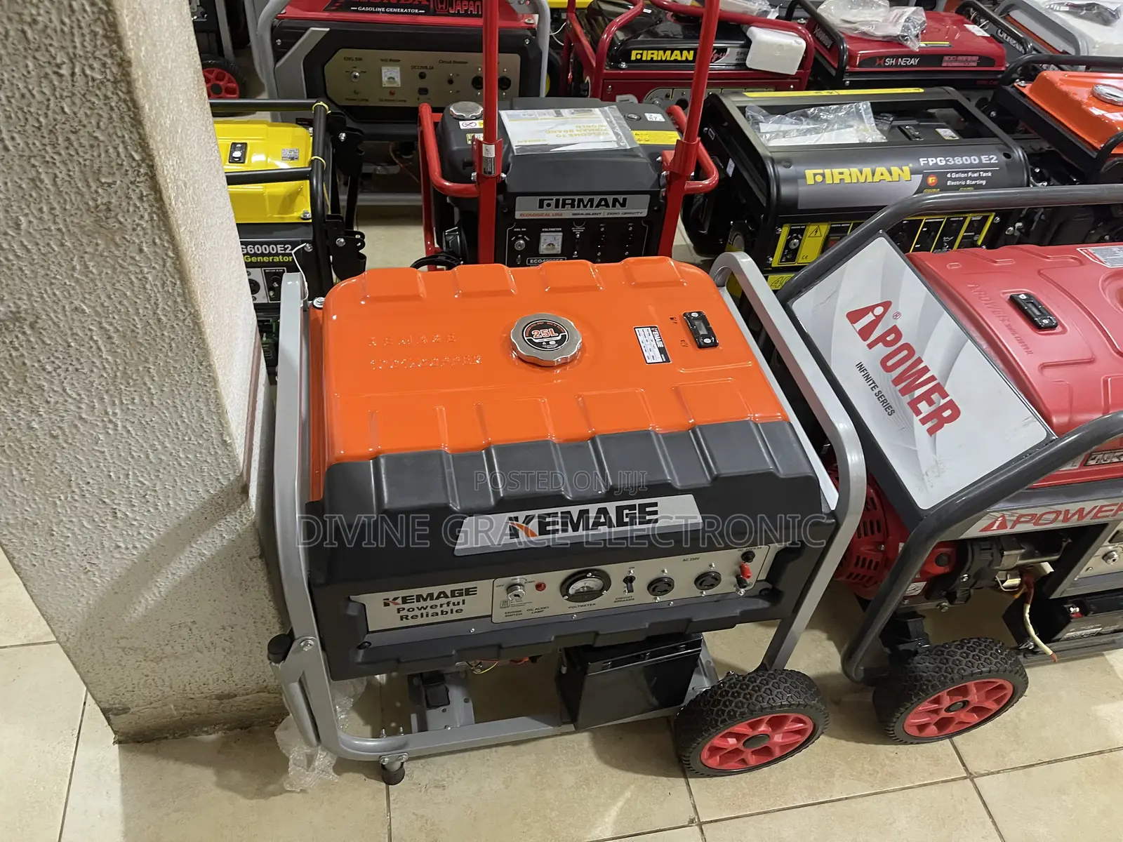4.5kva Kemage Petrol Key/Remote Start Generatooor