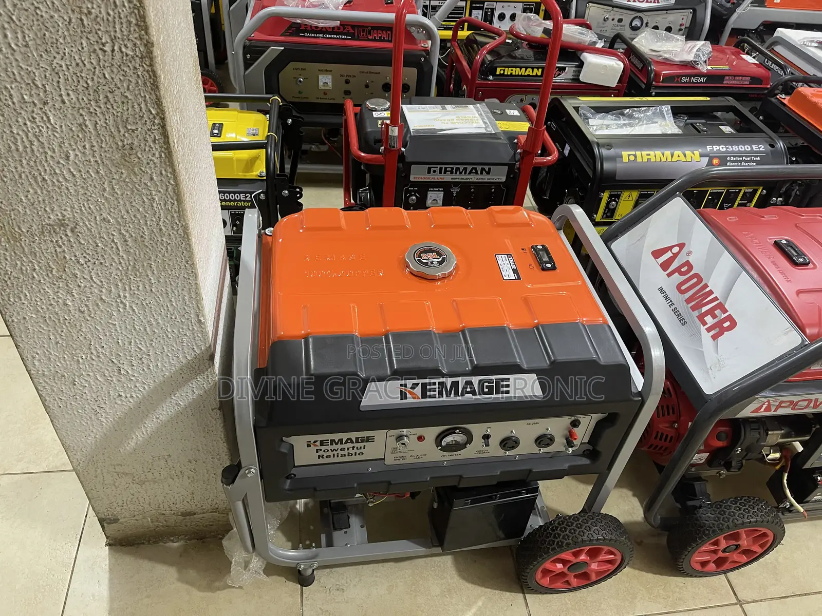 4.5kva Kemage Petrol Key/Remote Start Generatooor