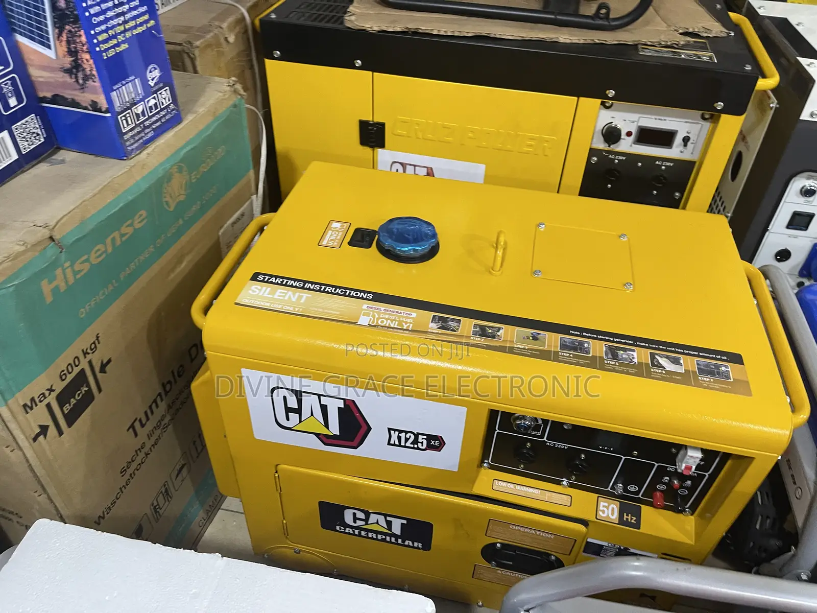 10kva Cat Soundproof Diesel Generator Rr