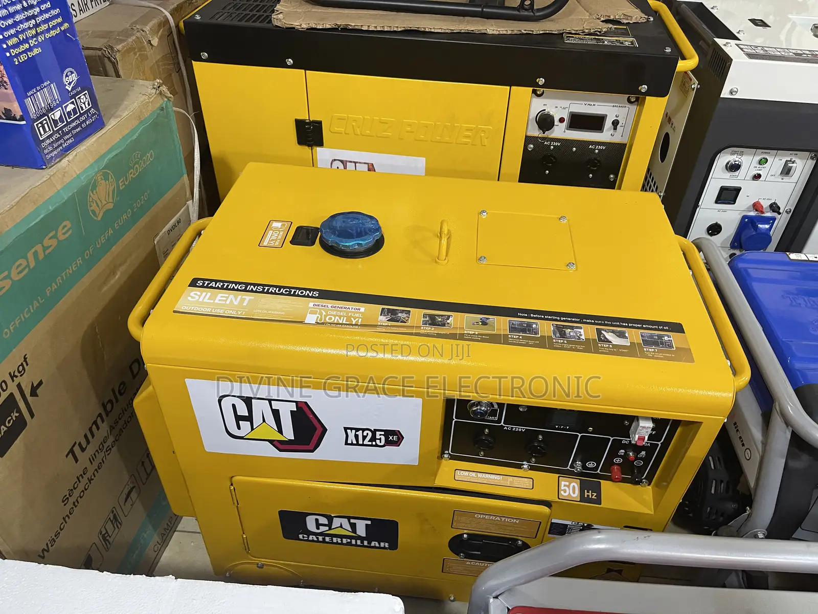 10kva Cat Soundproof Diesel Generator Rr