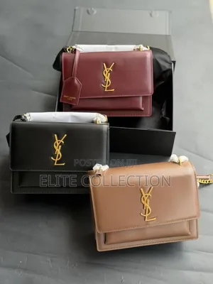 Original Luxury Saint Laurent Sunset Shoulder Bag
 Great Leather