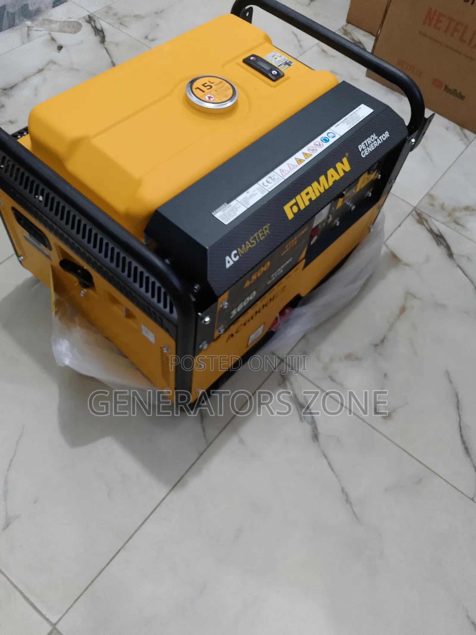 Firman 3.5kva Ac6000e2 Generator, 4-Stroke Petrol Engine Type