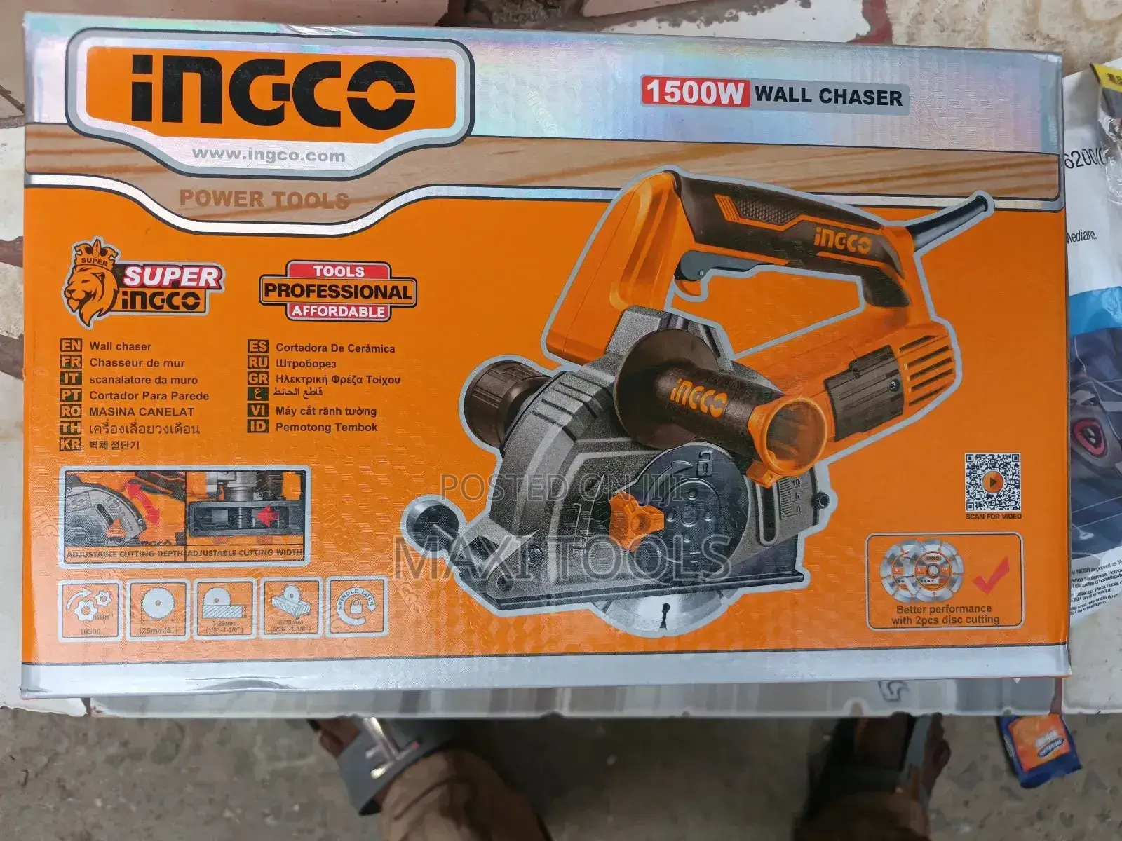 Ingco Wall Chaser 1500watt