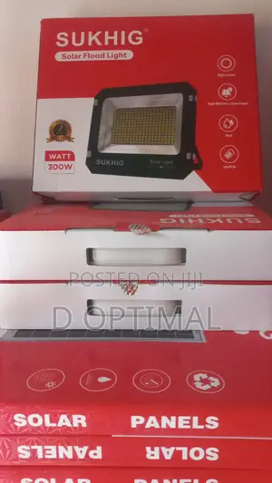 300 Watts Solar-Powered Floodlight