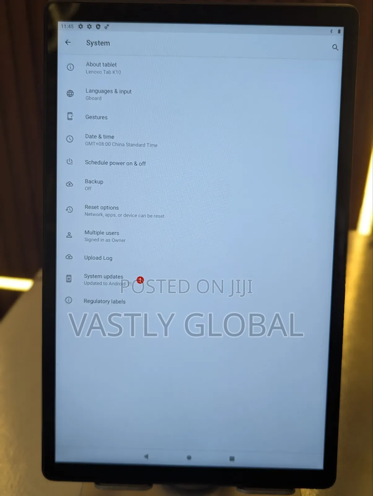 Lenovo Tab K10 32 GB Black