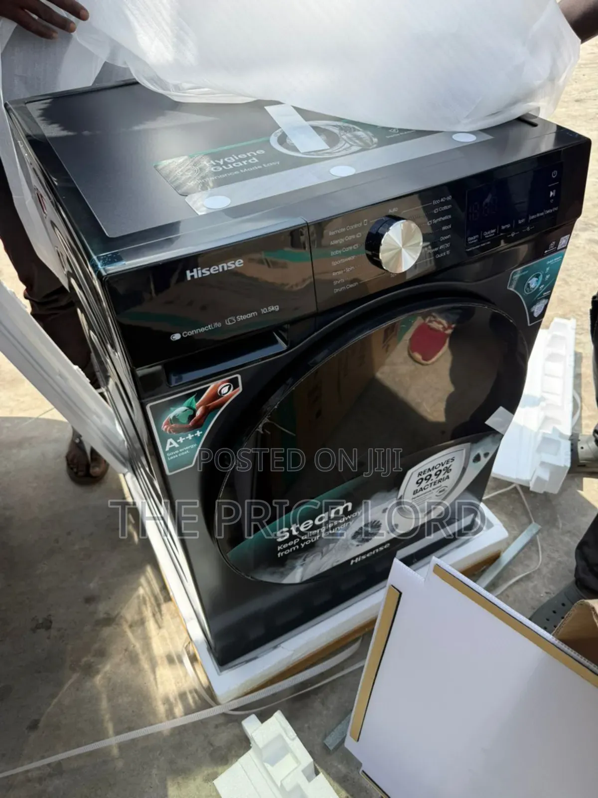 Hisense 10.5kg Front Loader Automatic Washing Machine Inverter Model