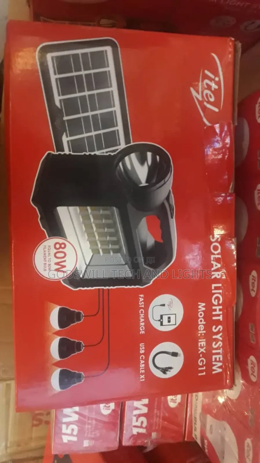 Solar Light System for Security