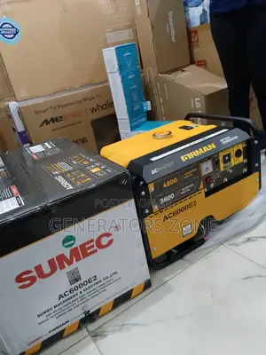 Firman Ac6000e2, 3.5kva Engine Speed 3000rpm