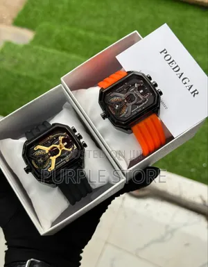 Poedagar Multi Time Digital and Analog Time Display-Watch