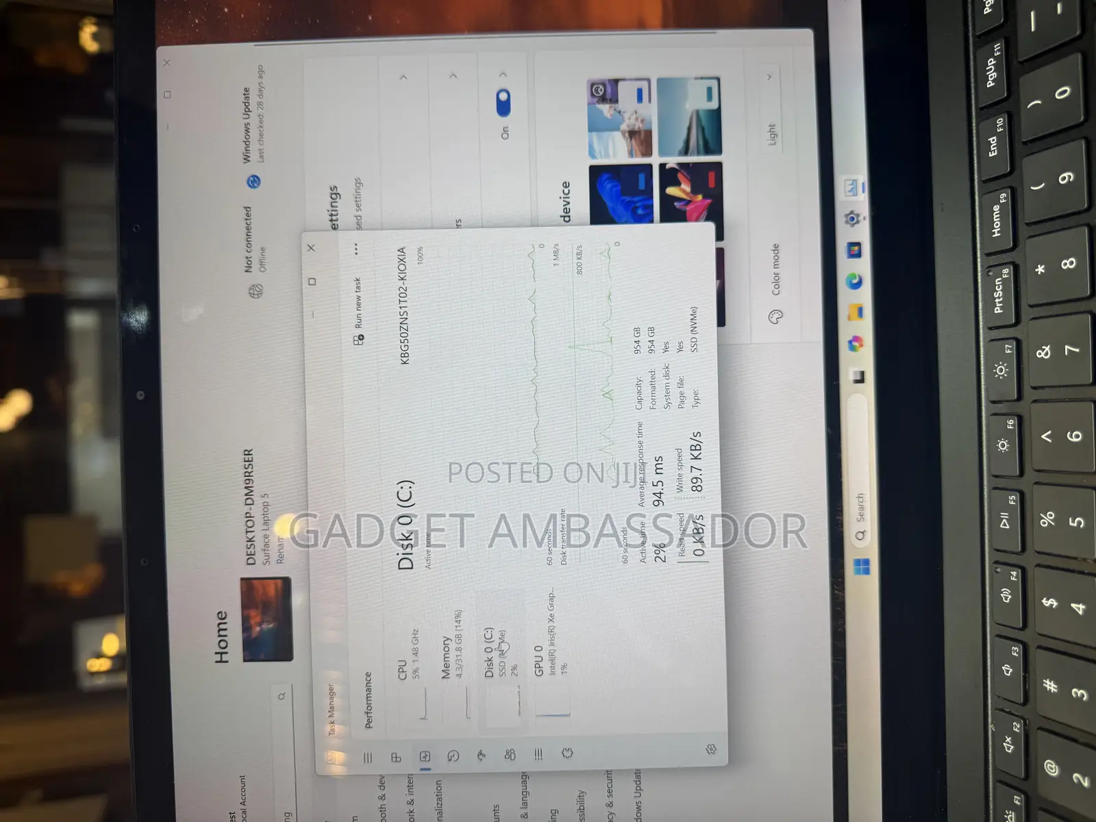 Laptop Microsoft Surface Laptop 5 32GB Intel Core I7 SSD 1T