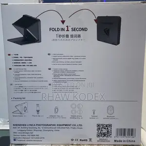 Lensgo Tc7 Teleprompter Fold in 1 Second for Smart Phones /Tablets
