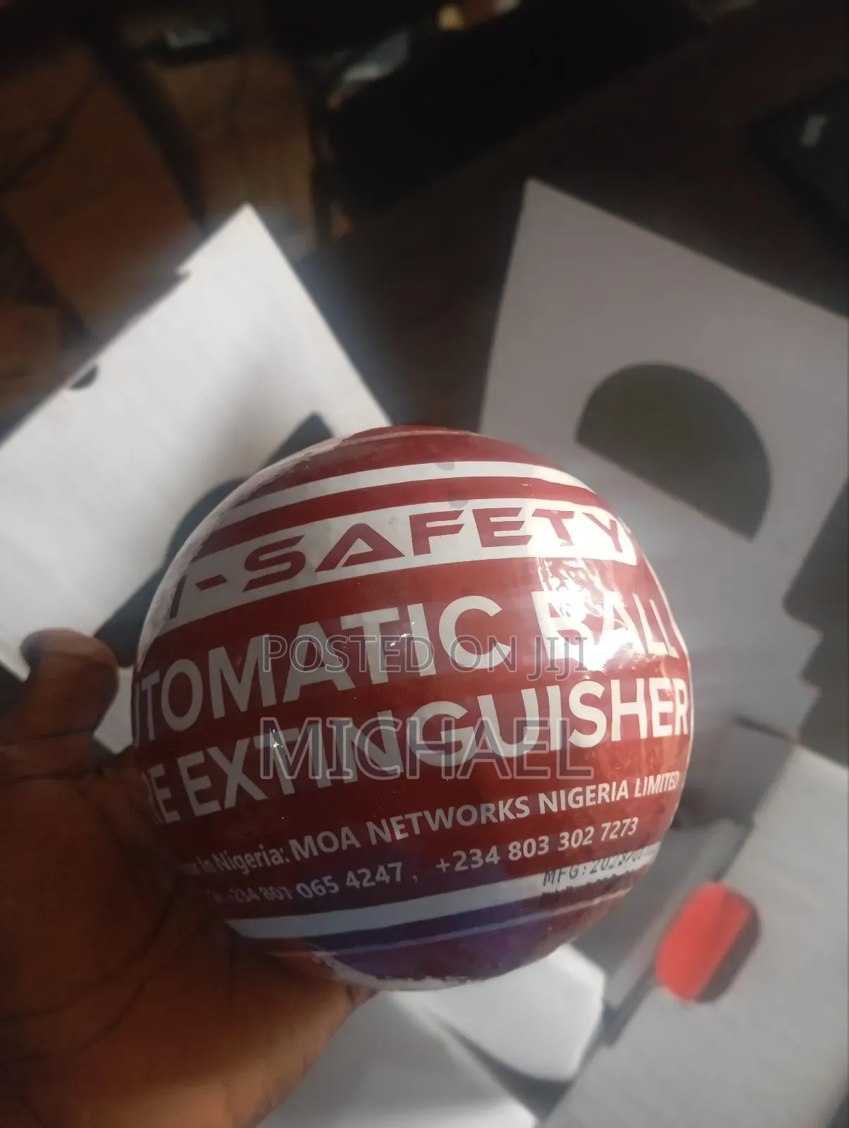 Automatic Ball Fire Extinguisher