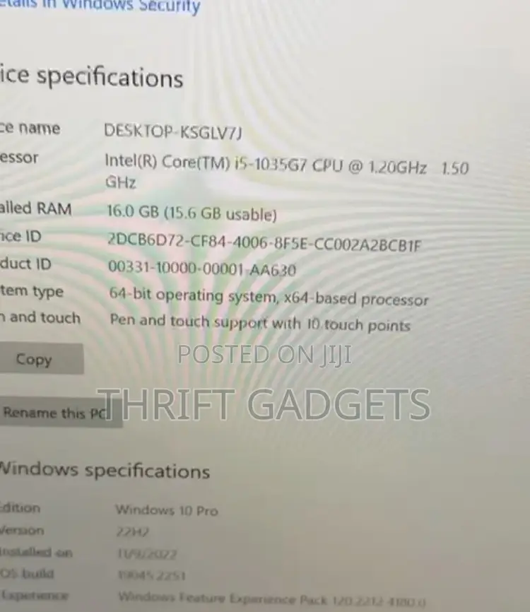 Laptop Microsoft Surface Laptop 3 16GB Intel Core I5 SSD 256GB