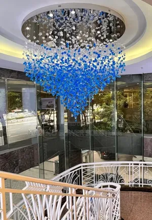 Large Stones Crystal Chandelier